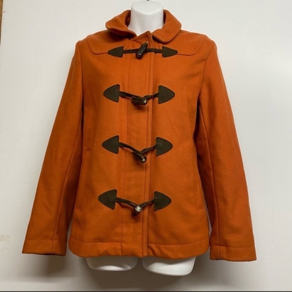 Gap Small Wool Blend Toggle Pea‎ Coat - Picture 1 of 5
